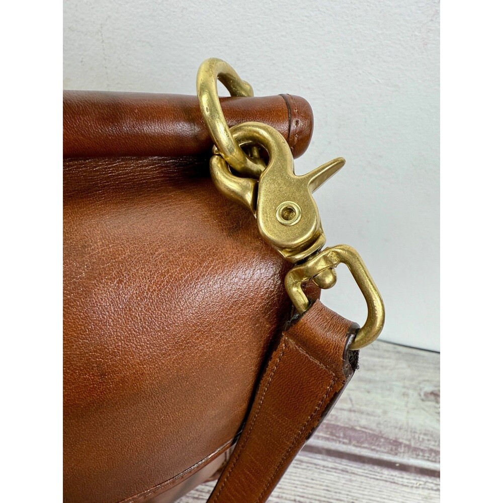 SOLD***COACH Willis #9927 Brown Leather Crossbody HandBag Beautiful Condition - Picture 15 of 17